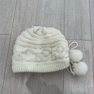Cozy Knit Beanie with Pom Poms